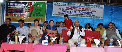 The Governor of Arunachal Pradesh Shri P.B. Acharya in the inaugural function of Farmers� Training Programme at Ligu Village under Upper  Subansiri District, Daporijo on 28th June 2017. 